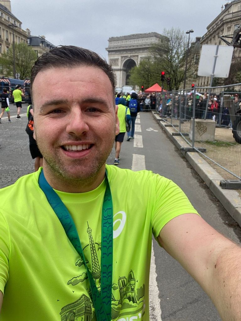 Kieran @ Paris Marathon